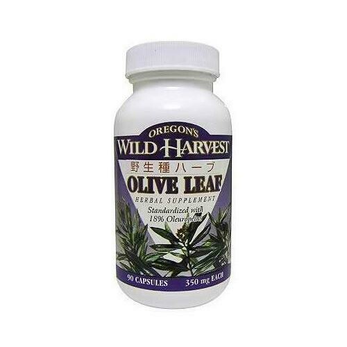 Oregon&#39;s Wild Harvest Olive Leaf 18%Oleuro (1x90VCAP)