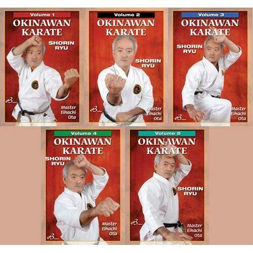 5 DVD SET Okinawan Shorin Ryu Karate 1-5 Kata Bunkai history Eihachi Ota