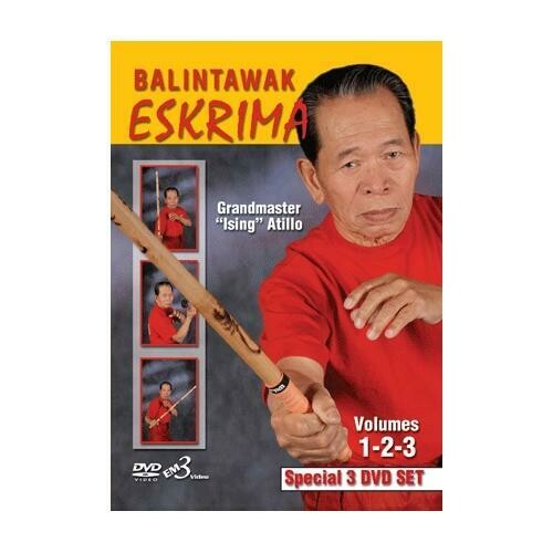 3 DVD SET Balintawak Eskrima #1 #2 #3 Filipino Martial Arts - GM Ising Atillo