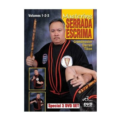 3 DVD SET Angel Cabales Serrada Escrima 1;2;3 Filipino Martial Arts Darren Tibon
