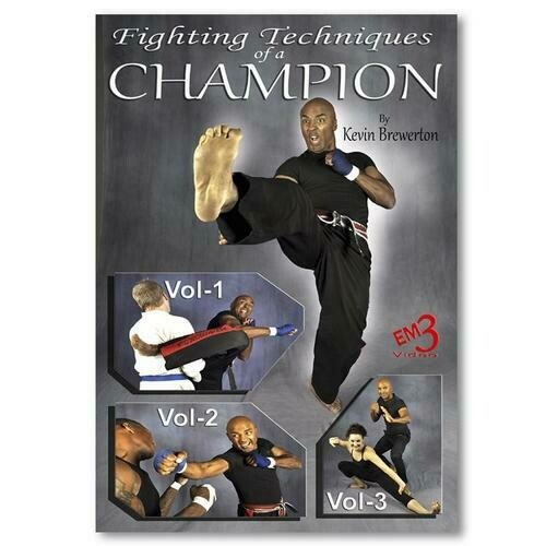 3 DVD SET Fighting Techniques of a Karate Champion Kevin Brewerton sparring