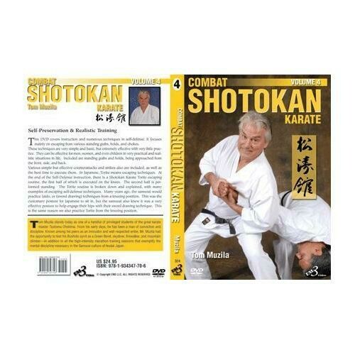 Combat Shotokan #4 Self Defense Preservation &amp; Realistic Training DVD Tom Muzila