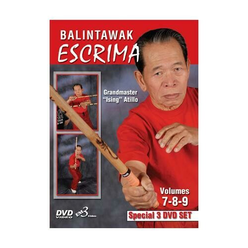 3 DVD SET Balintawak Eskrima #7 #8 #9 Filipino Martial Arts - GM Ising Atillo