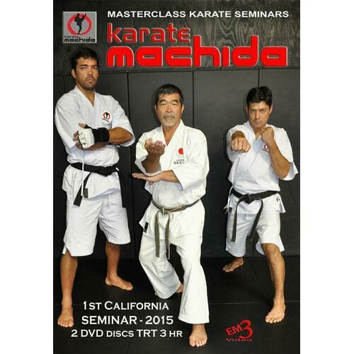 2 DVD SET Lyoto &amp; Chinzo Machida Karate Family Seminar 2015 combat self defense