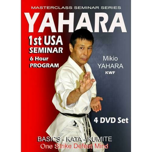 4 DVD SET Yahara Karate 1st USA Seminar Basics Kata Bunkai &amp; Kumite Mikio Yahara