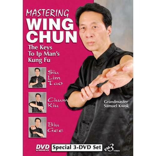 3 DVD SET Mastering Wing Chun #1 Siu Lim Tao #2 Chum Kiu #3 Biu Gee Samuel Kwok