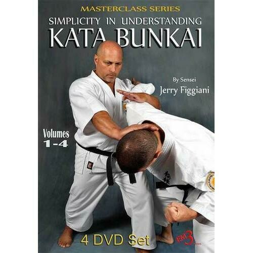 4 DVD SET Simplicity Kata Bunkai Matsubayashi Shorin Ryu Karate Jerry Figgiani