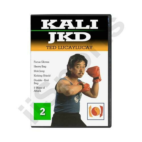 Ted Lucaylucay Kali Escrima Jeet Kune Do JKD DVD #2 kicking shield punching bag