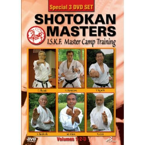 3 DVD SET ISKF Shotokan Karate Masters Camp Training top masters kumite kata