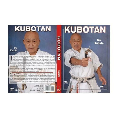 KUBOTAN Self Defense Keychain 1995 DVD Tak Kubota martial arts police security