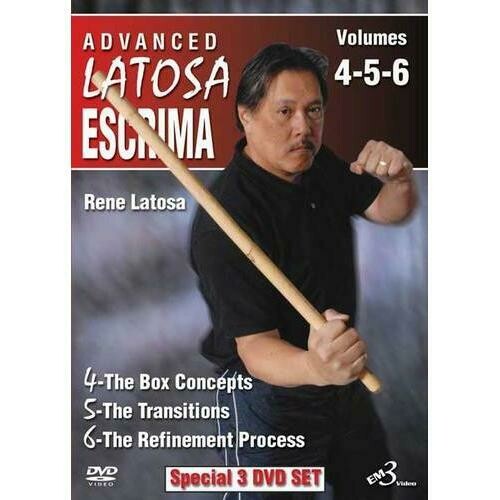 3 DVD SET Advanced Rene Latosa Escrima Filipino Martial Arts #4 #5 #6