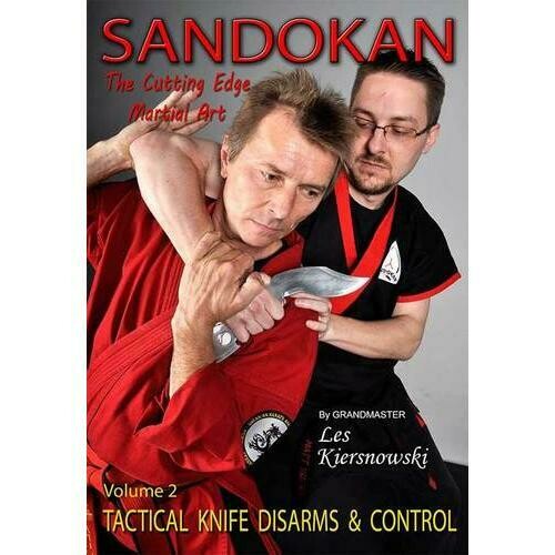 Sandokan #2 Tactical Knife Disarms &amp; Control DVD Grandmaster Les Kiersnowski