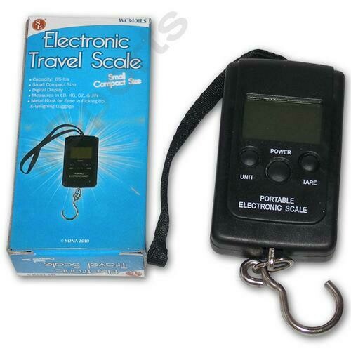 Compact Fishing Backpacking Hunting Camping Travel Luggage LCD Digital Scale