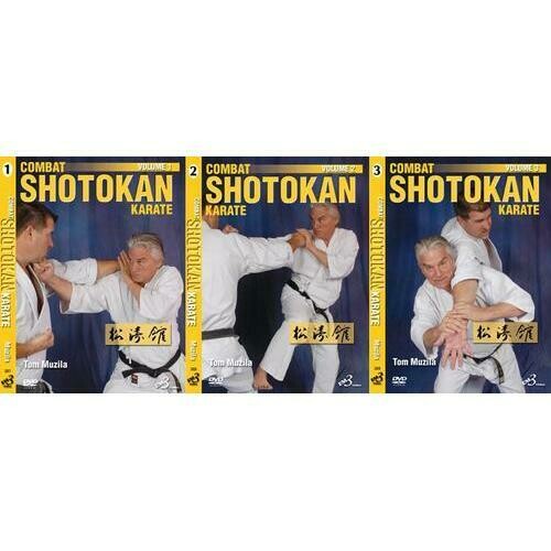 3 DVD SET Combat Shotokan Karate 1,2,3 nagawaza kumite fighting Tom Muzila