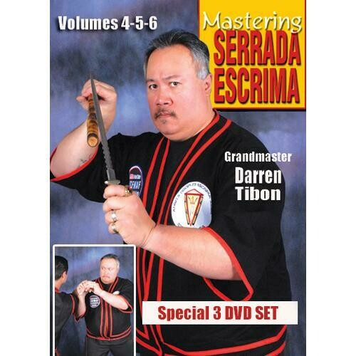 3 DVD SET Angel Cabales Serrada Escrima 4;5;6 Filipino Martial Art- Darren Tibon