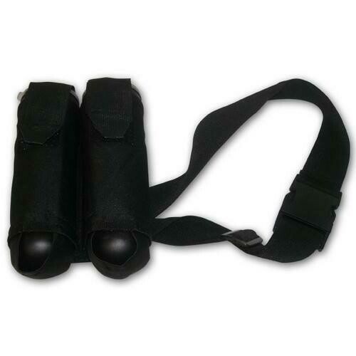 2-pocket 100/140 round Pod Tube Paintball Ball Hauler Pouch Pack Belt Pods Set