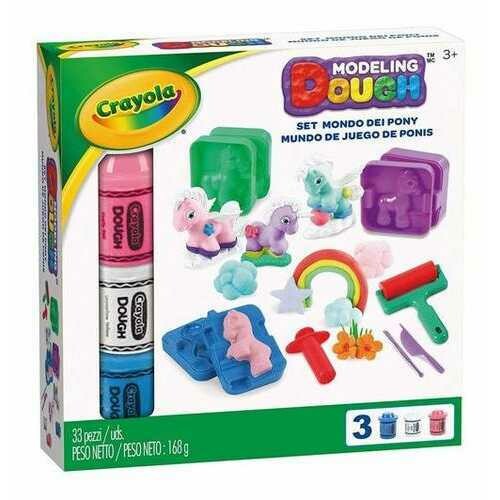 Crayola Modeling Dough Pony Play Land - 33 Pieces