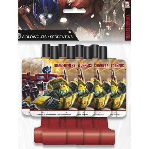 Transformers Paper Party Blowouts (8 Per Pack)