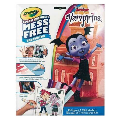 Crayola Color Wonder Mess Free Colouring Vampirina - 18 pages and 4 Mini Markers