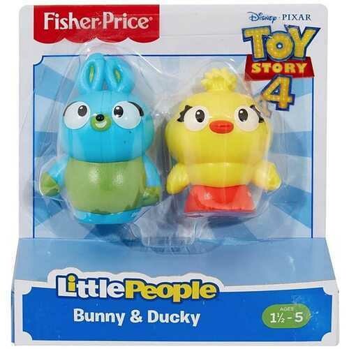 Fisher Price Toy Story 4 Little People Bunny &amp; Ducky Figure 2-Pack