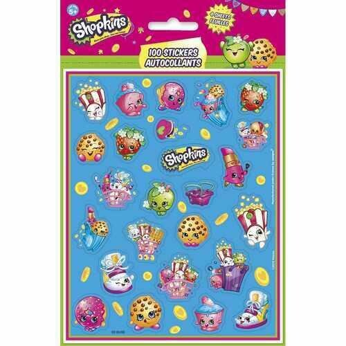 Shopkins Sticker Sheets [4 per Pack]