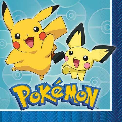 Pokemon Luncheon Napkins [16 Per Pack]
