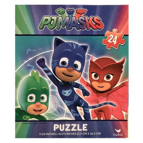 PJ Masks 24 - Piece Puzzle - Owlette Gekko and Catboy - All Shout Hooray!