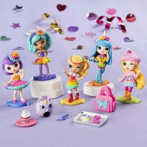 Party Popteenies - Surprise Popper with Confetti, Collectible Mini Doll and Accessories