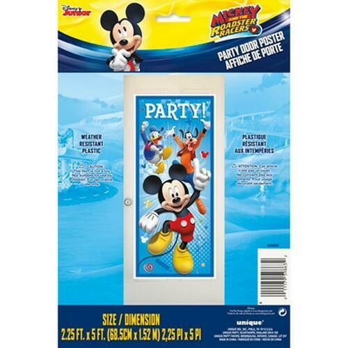 Mickey and the Roadster Racers Party Door Poster