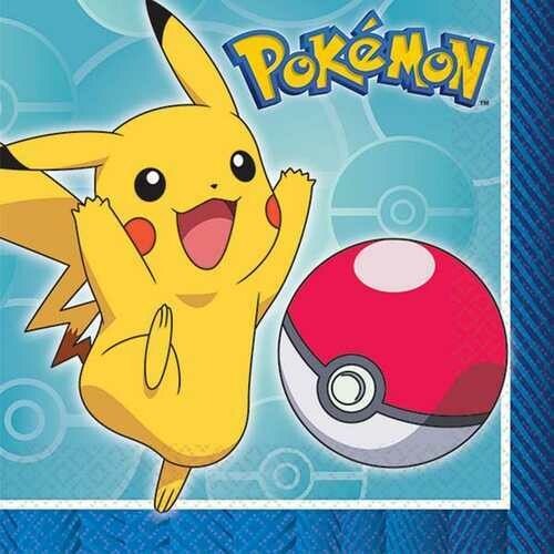 Pokemon Beverage Napkins [16 Per Pack]