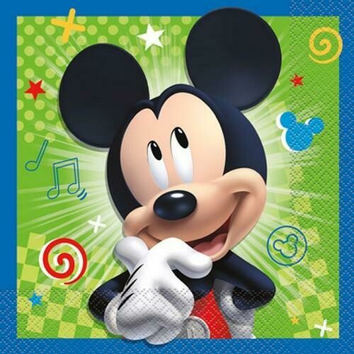 Mickey and the Roadster Racers Luncheon Napkins [16 Per Pack]