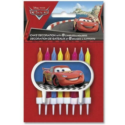 Disney Pixar Cars Cake Decoration and Candles