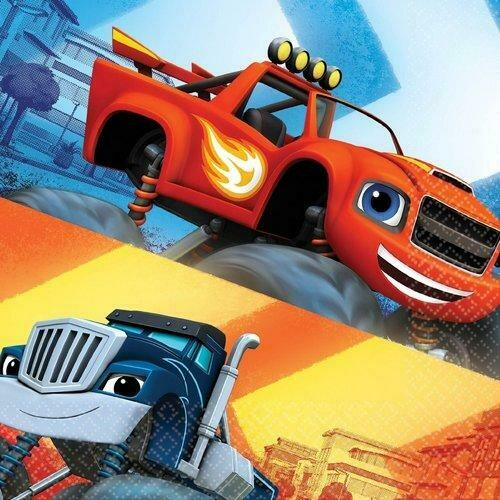 Blaze and the Monster Machines Luncheon Napkins [16 per pack]
