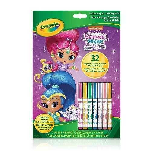 Crayola Coloring &amp; Activity Book Shimmer and Shine Sparkle Pets