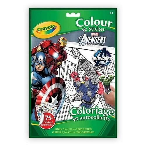 Crayola Avengers Colour &amp; Sticker Book