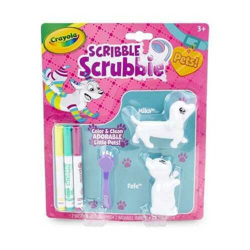 Crayola Scribble Scrubbie Pets - Dog/Cat [Mika and Fefe]