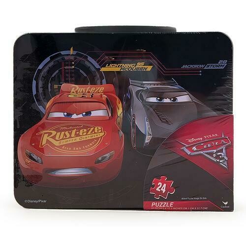 Disney Pixar Cars 3 Movie 24 Piece Puzzle in Tin Box