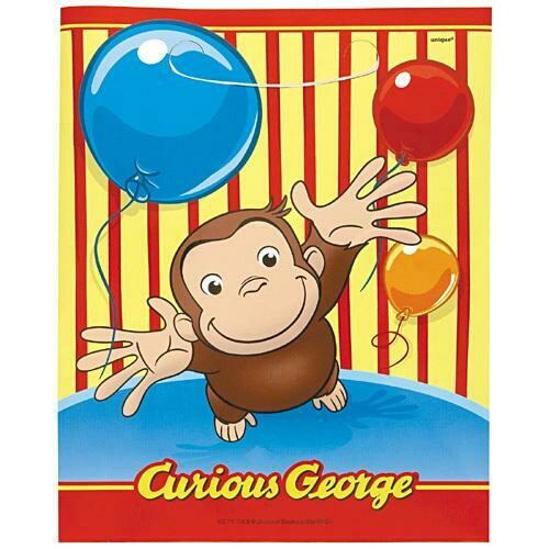 Curious George Loot Bags [8 Per Pack]