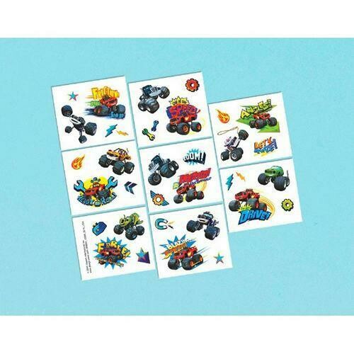 Blaze and the Monster Machines Tattoo Favors [16 in package]