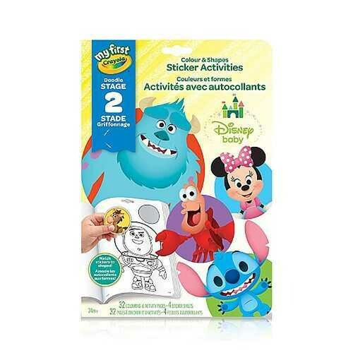 Crayola My First Doodle Stage 2 - Disney Baby Color and Sticker Activities