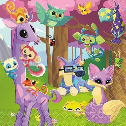 Animal Jam Beverage Napkins [16 Per Pack]
