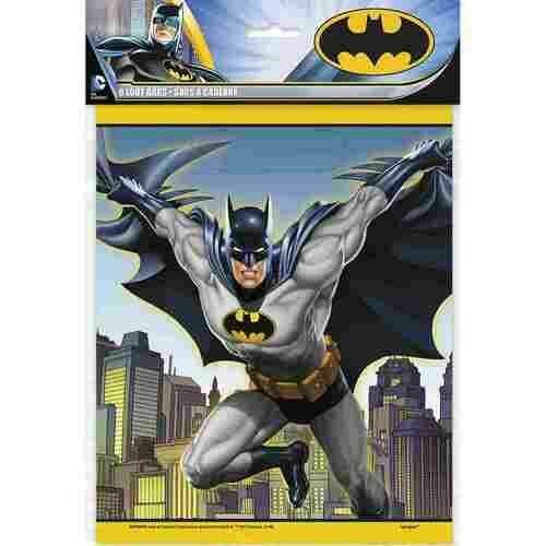 Batman Plastic Loot Bags [8 Per pack]