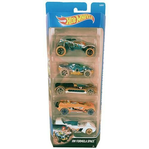 Hot Wheels HW Formula Space - 5 Pack - Die Cast Cars - DJD31