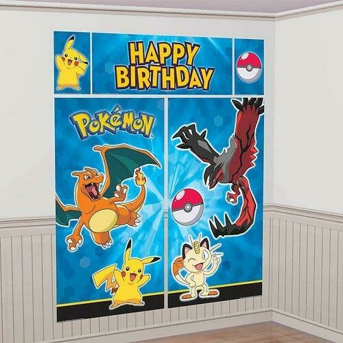 Pikachu &amp; Friends Scene Setters Wall Decorating Kit