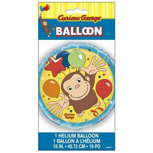 Curious George 18 Inch Foil Balloon