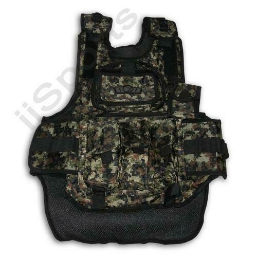 GXG Mil Sim Paintball Tactical Scenario Woodsball VEST Digtial Green Camouflage