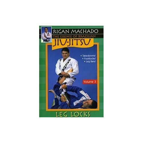 Essence of Brazilian Jiu Jitsu Leg Locks DVD Rigan Machado carlos gracie mma