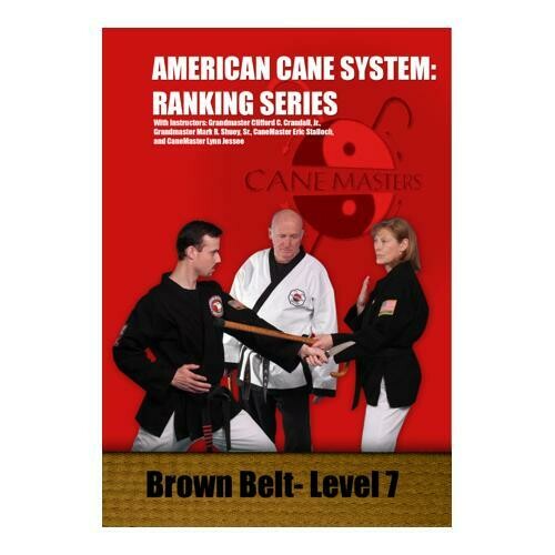 American Cane System Level 7 Brown Belt Seated Self Defense; Throws; Locks DVD