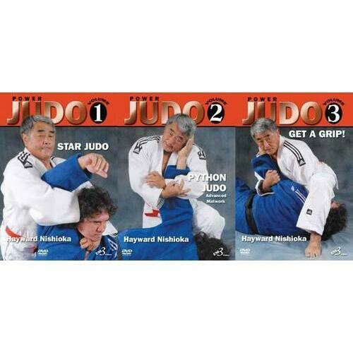 3 DVD SET Power Judo 1;2;3 advanced matwork grips Hayward Nishioka mma grappling