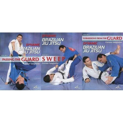 3 DVD SET Dynamic Brazilian Jiu Jitsu MMA Grappling 1;2;3 - Gerson Sanginitto